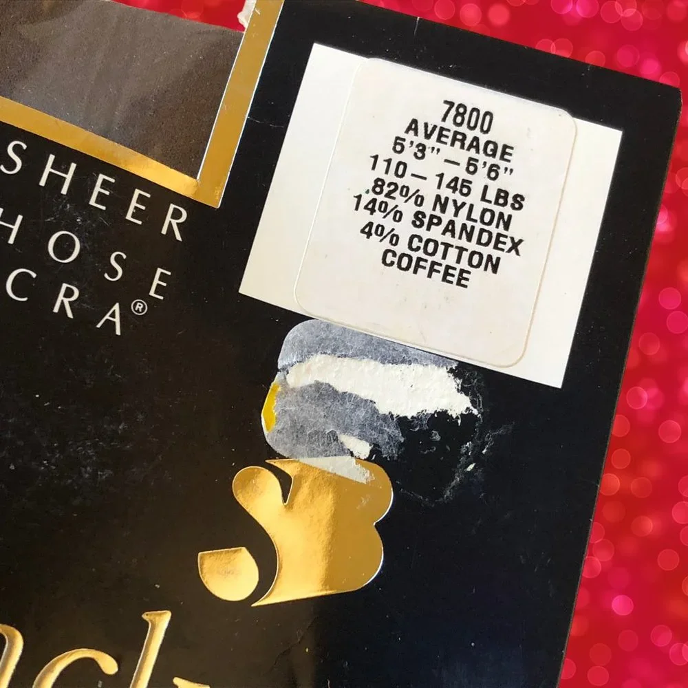 Stanley Blacker Vtg '92 Control Top Sheer Pantyhose COFFEE size Average New